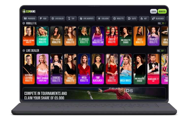SlimKing Casino iniciar sesión